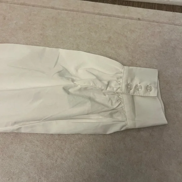 Fashion Nova White Ruched Bodysuit - Picture 10 of 11